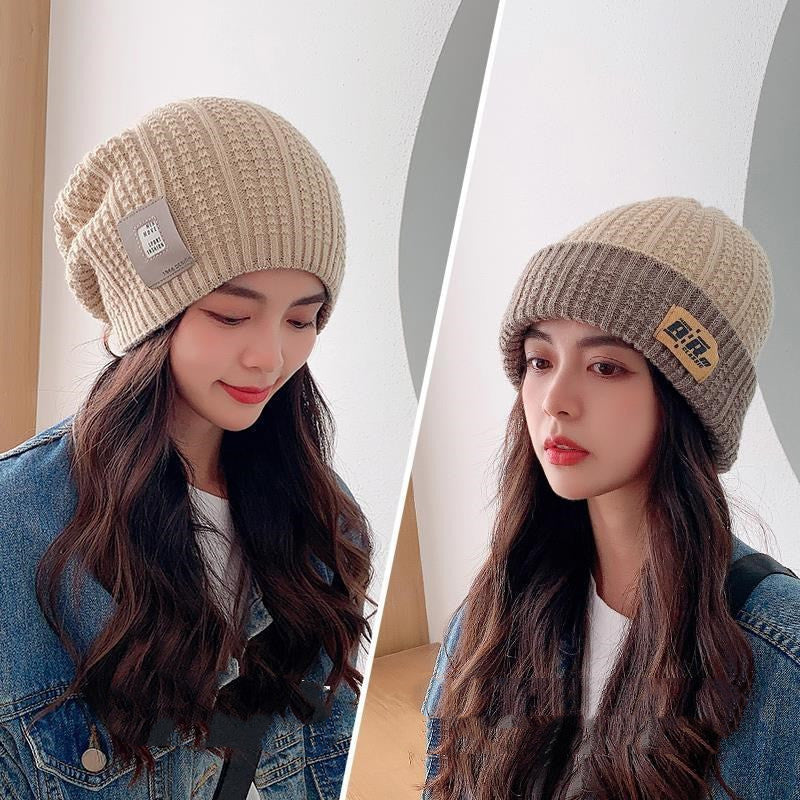 Winter All-match Baotou Women Winter Earmuffs Warm Knitting Needle
