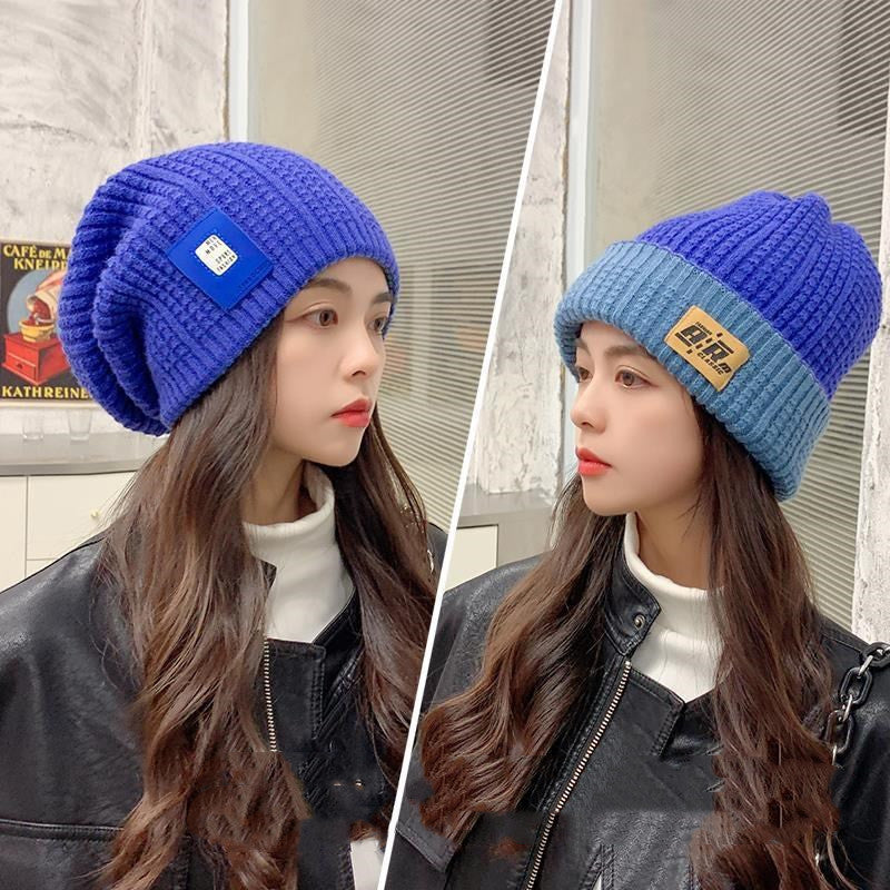 Winter All-match Baotou Women Winter Earmuffs Warm Knitting Needle