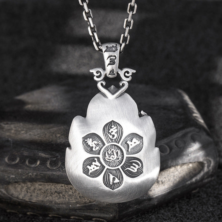 Silver Vintage Handmade Necklace Elephant God