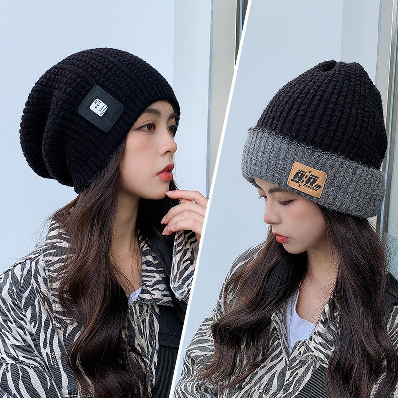 Winter All-match Baotou Women Winter Earmuffs Warm Knitting Needle
