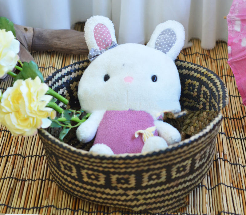 Folding binaural shopping basket