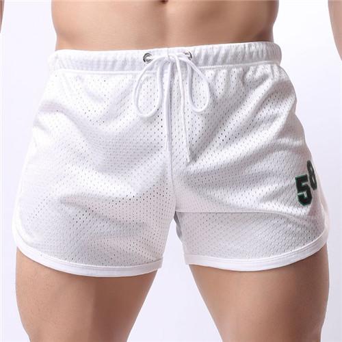 Mesh Boxer Shorts With Penis Pouch