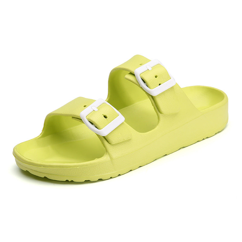 Men's sandals and slippers plus size white couple beach shoes