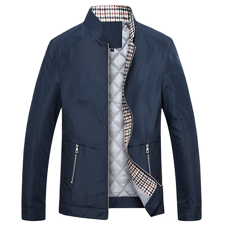 Winter Thick Business Casual Stand Collar Jacket