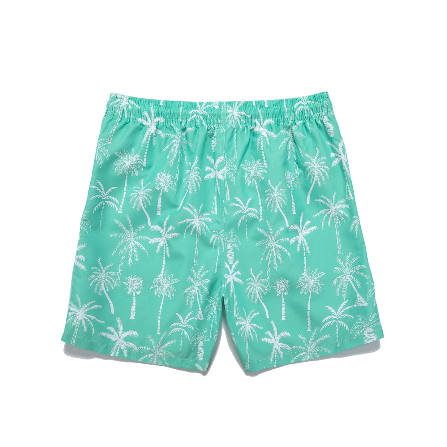 Summer New Men's Coconut Print Drawstring Loose Five-point Pants Leisure Vacation Ins Beach