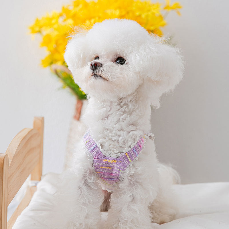 Cute Color Small Fragrance Pet Spring Vest Clothing