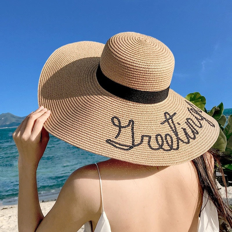 Protection Travel Casual Straw Hat
