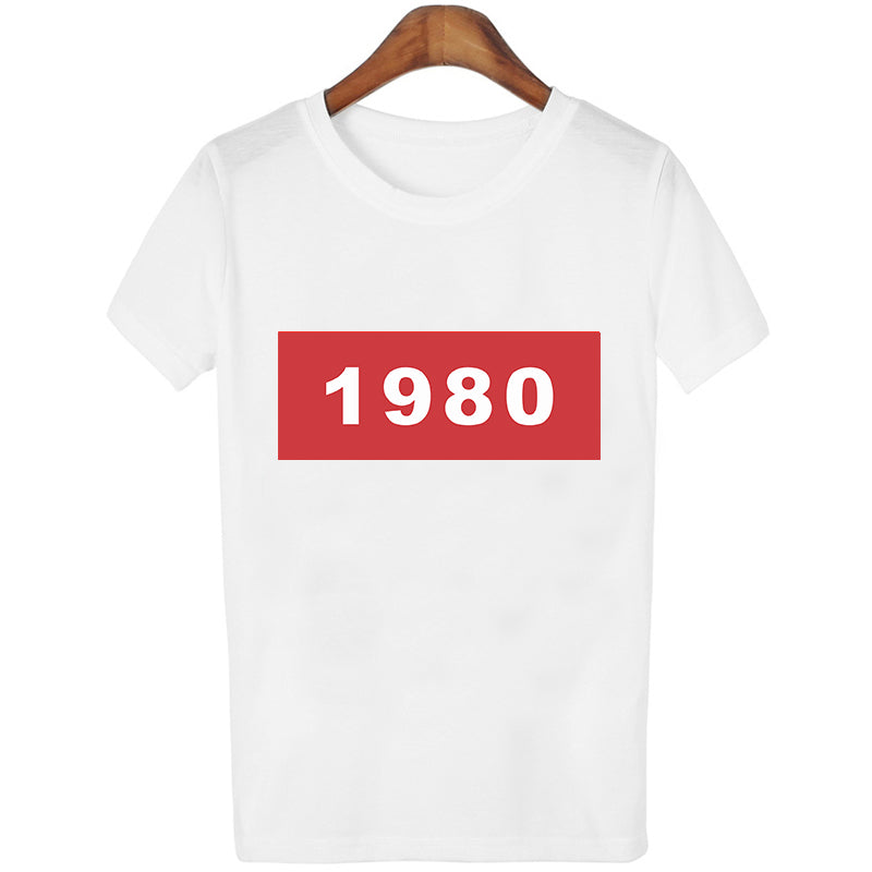 Fashion Casual Women's Printed Short-sleeved T-shirt