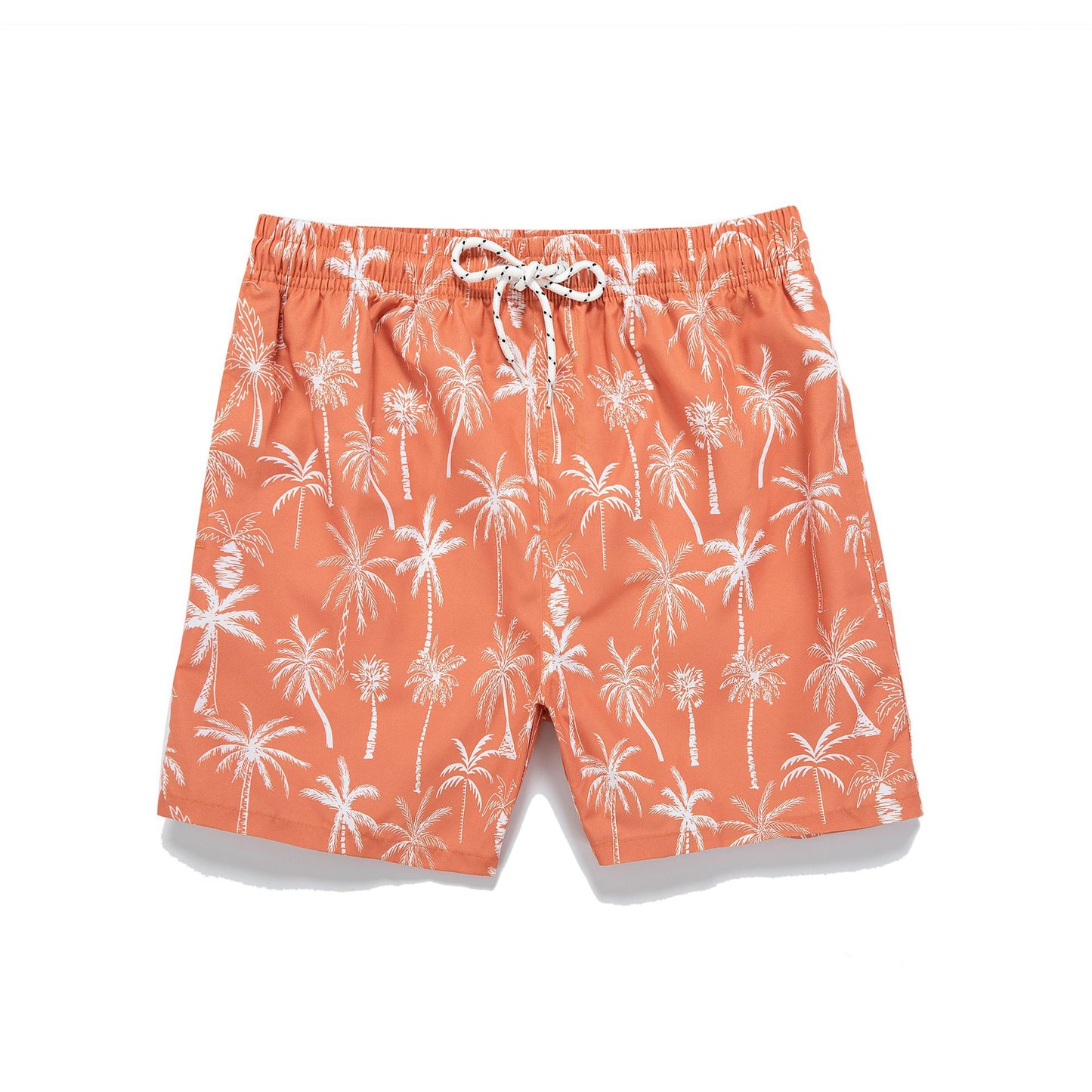 Summer New Men's Coconut Print Drawstring Loose Five-point Pants Leisure Vacation Ins Beach