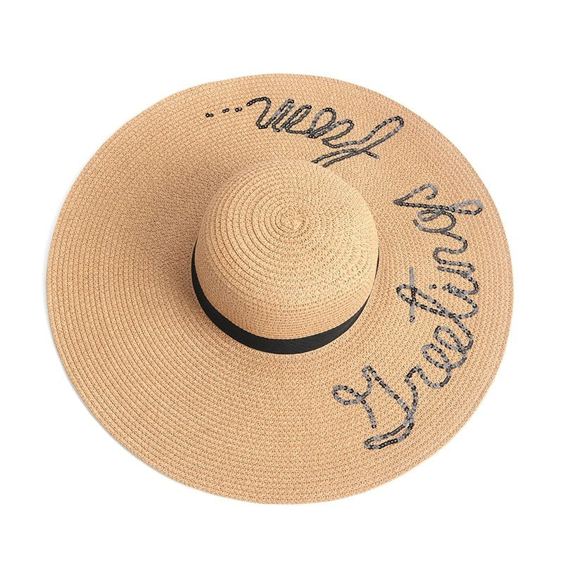 Protection Travel Casual Straw Hat