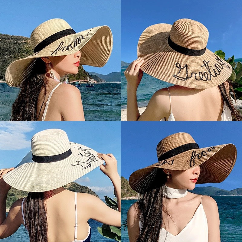 Protection Travel Casual Straw Hat