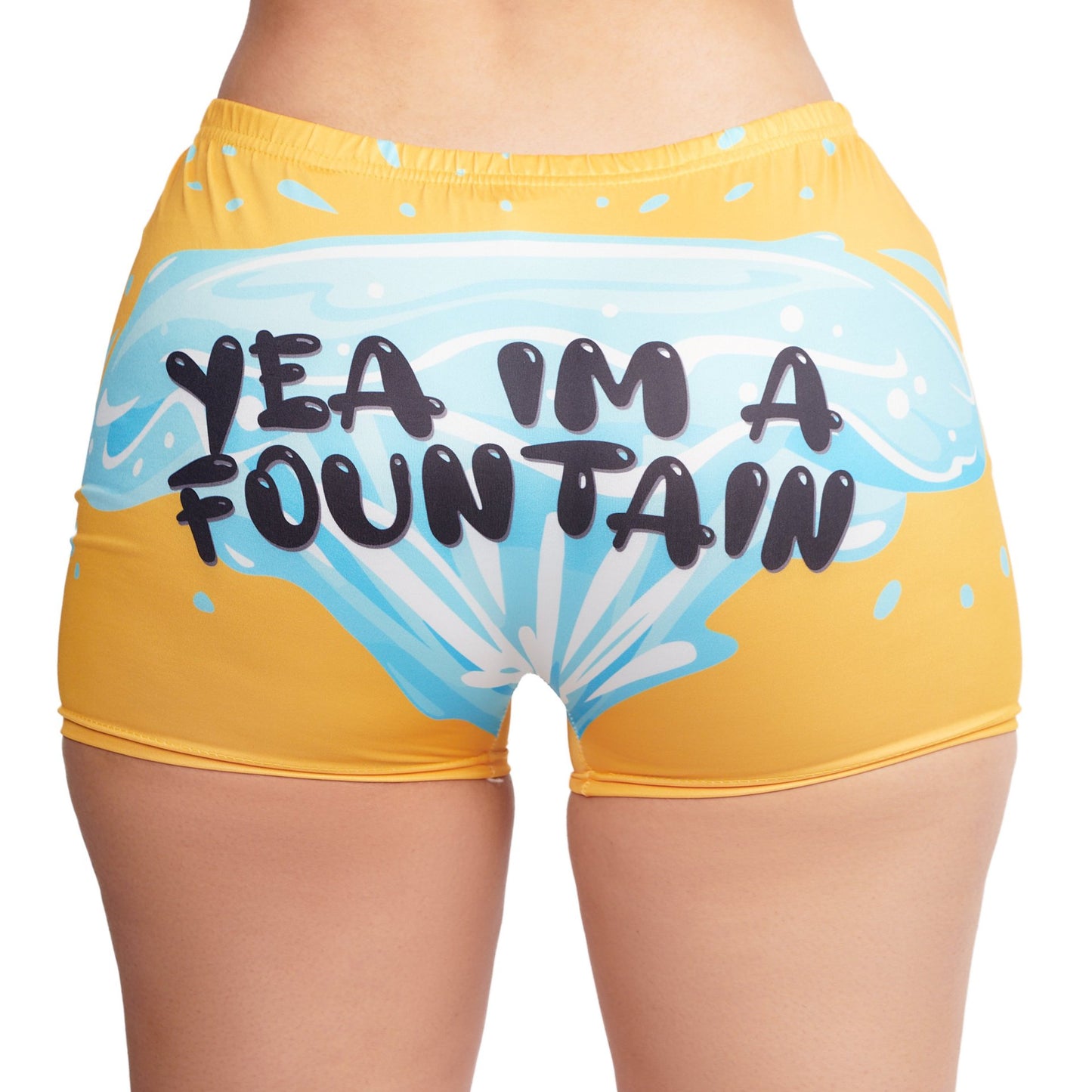 European And American Tight-fitting Thin European And American Shorts Mid-wais