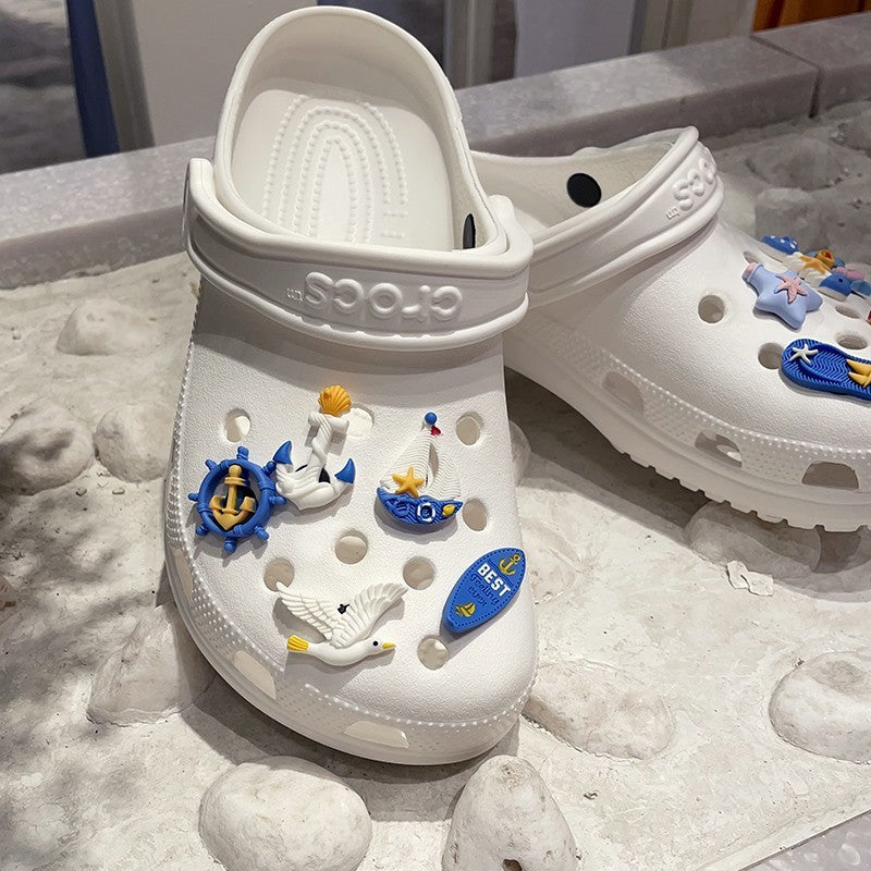 Simple Cartoon Ocean Clogs Accessories