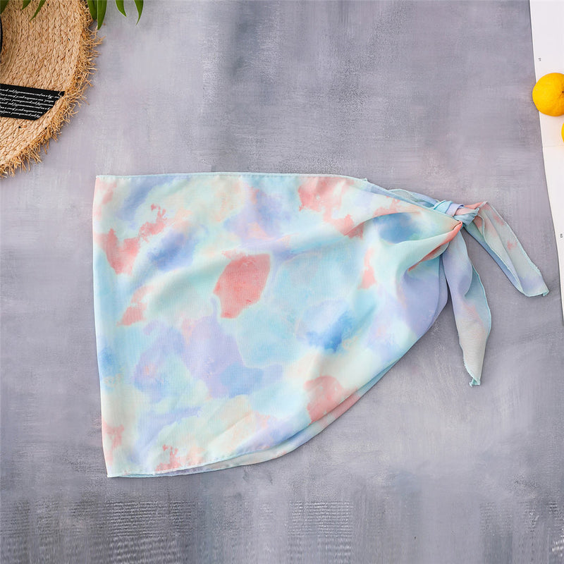 Ladies Split Swimsuit Tie-dye Sexy Bikini