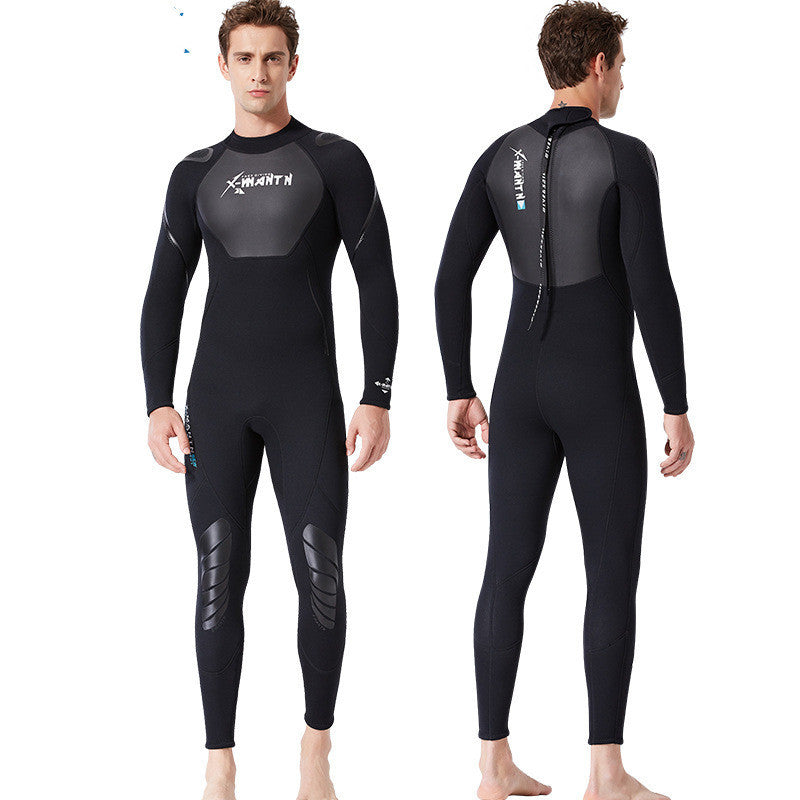 3mm wet diving suit for lovers in winter