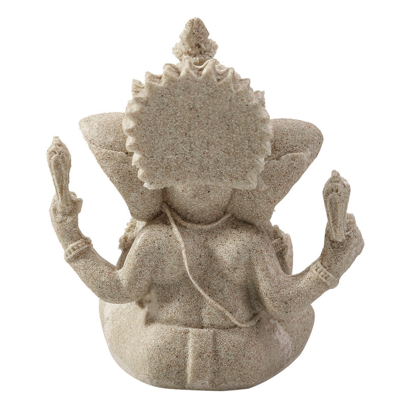 Lndian Elephant-headed God With A Pyramid Of stone POTS