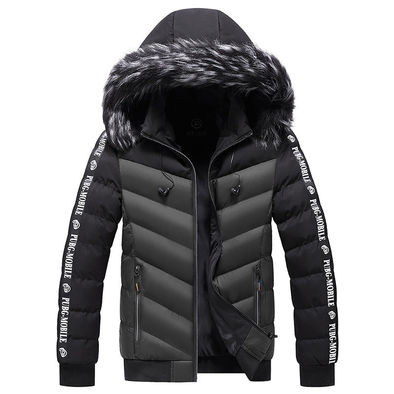 Winter youth hooded jacket