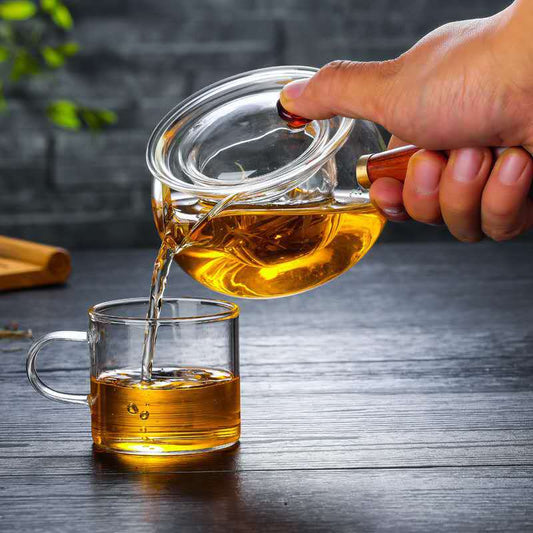 Heat-resistant Glass Tea Set Teapot