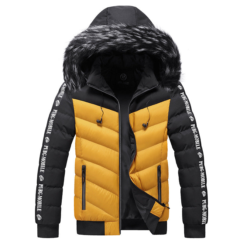 Winter youth hooded jacket