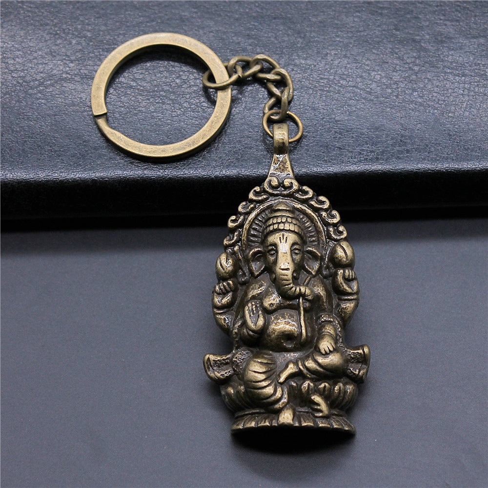 Elephant God Pendant Keychain Pendant Tourist Souvenir Gift Ornament