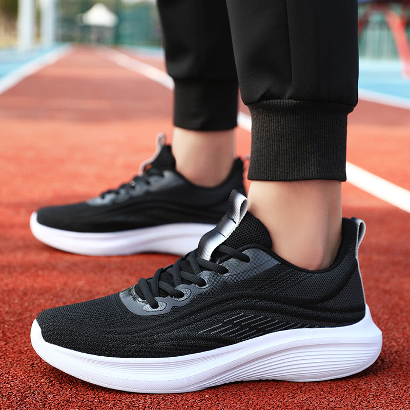 Breathable Soft Bottom Lightweight Shock Absorption Sneaker Lovers Shoes