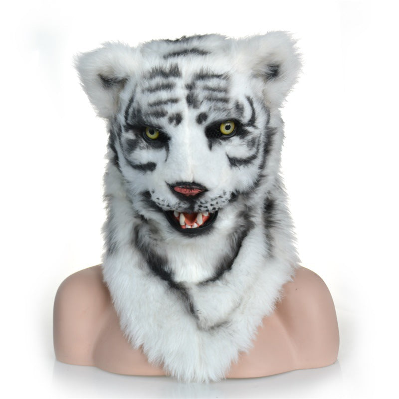 Cosplay Shooting Props Plush Animal Headgear tiger mask