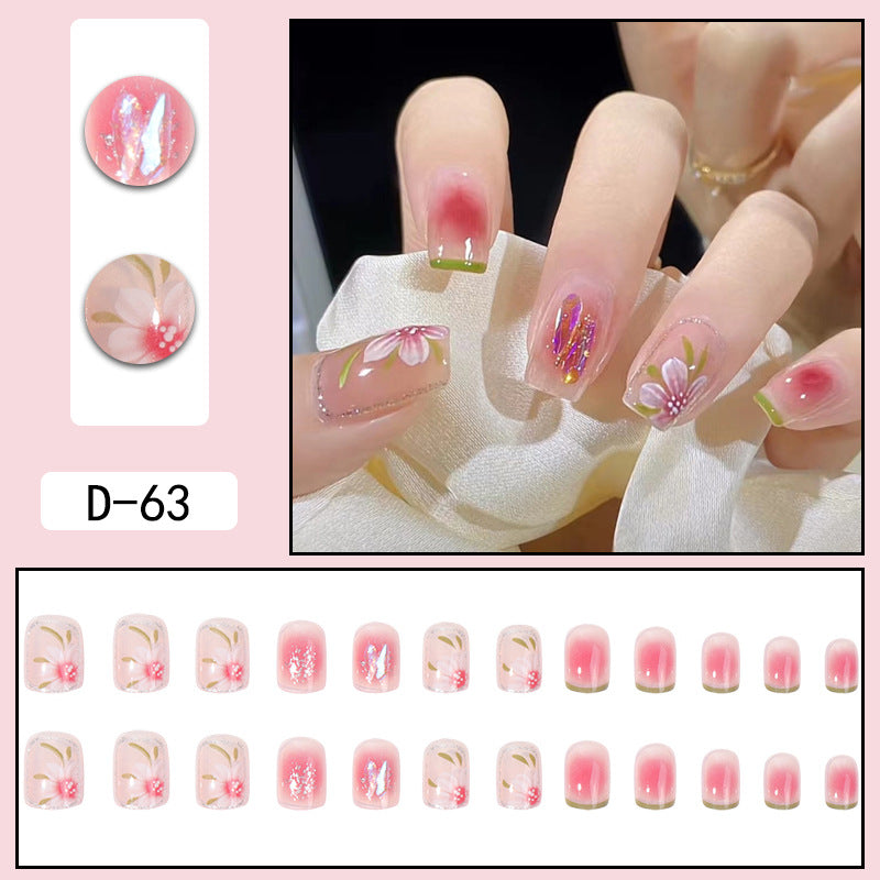 Camellia Smudge Nail Nail Patch