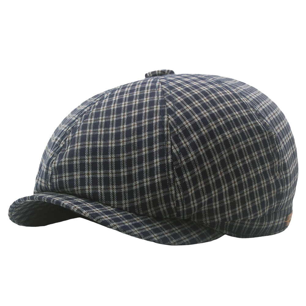 Casual British Small Lattice Beret Retro