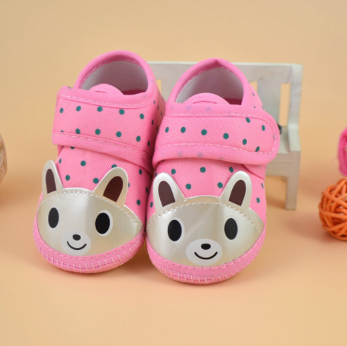 Non-slip Baby Toddler Shoes Soft Sole Cartoon Cloth Sole