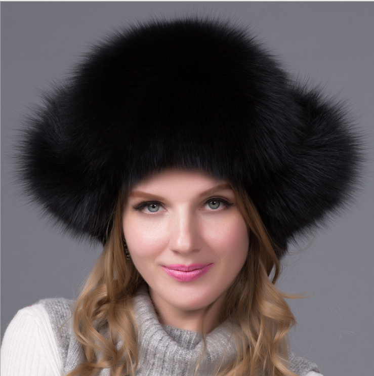 Fur hat fox fur Leifeng women's hat