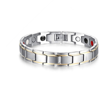 Health Energy 4 IN 1 Bracelet Magnetic Titanium Bio Energy Bracelet For Men Arthritis Twisted Healthy Magnetic Bracelet