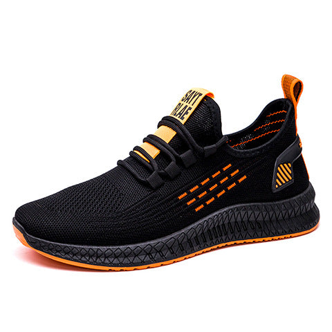Men's sports shoes flying three bars casual men's shoes