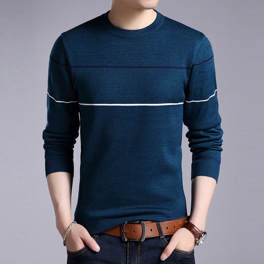 Men's Plush warm knit sweater