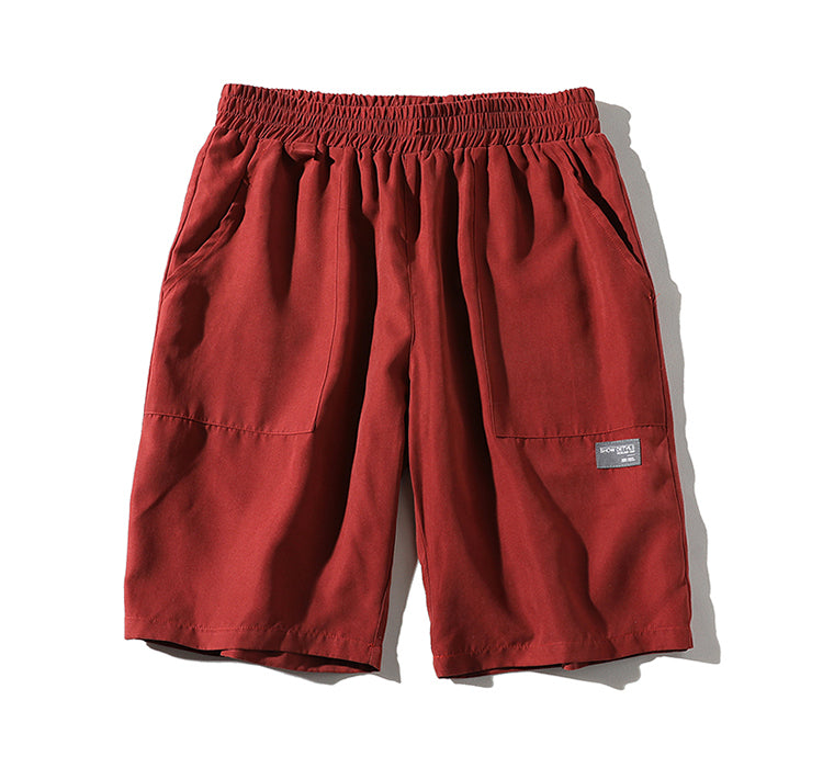 Summer New Men's Five-point Beach Shorts Wear Loose And Comfortable Home Casual Pants Hong Kong Trend