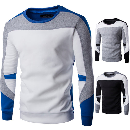 Men's Baseball Uniform Fashion Color Matching Sweater