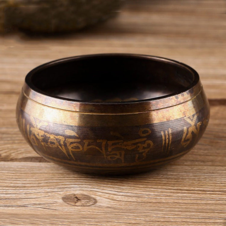 Meditation Bowl Buddhist Sound Therapy Bowl Copper Religion Carft