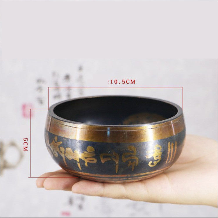 Meditation Bowl Buddhist Sound Therapy Bowl Copper Religion Carft