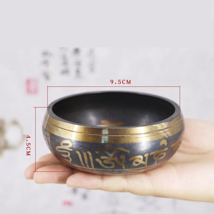 Meditation Bowl Buddhist Sound Therapy Bowl Copper Religion Carft