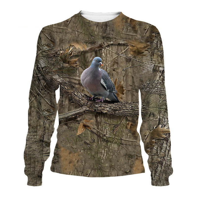 Men's Camouflage Hunting Animal Bird Hoodie