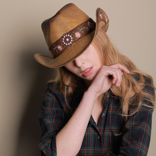 Sun protection straw hat