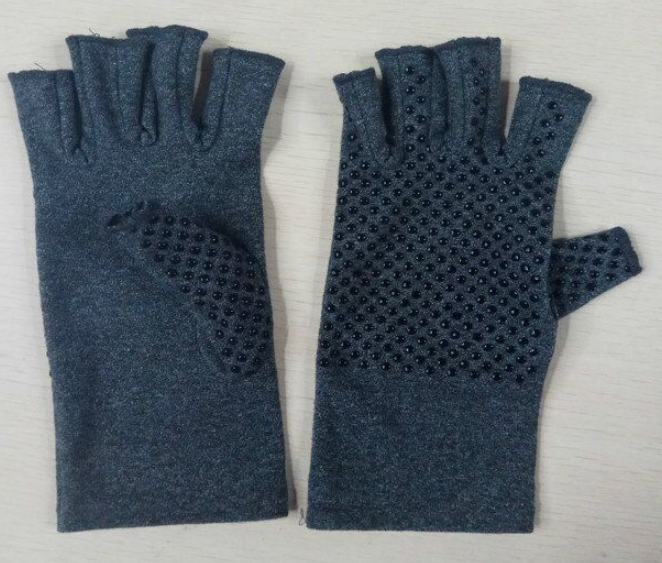 Silicone anti-skid joint hemp half-finish therapeutic gloves Anti-edema heal rehabilitation gloves