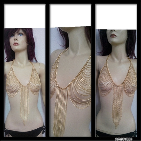 Chest Chain Tassel Body Chain