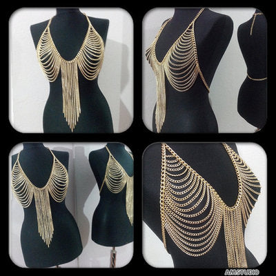 Chest Chain Tassel Body Chain