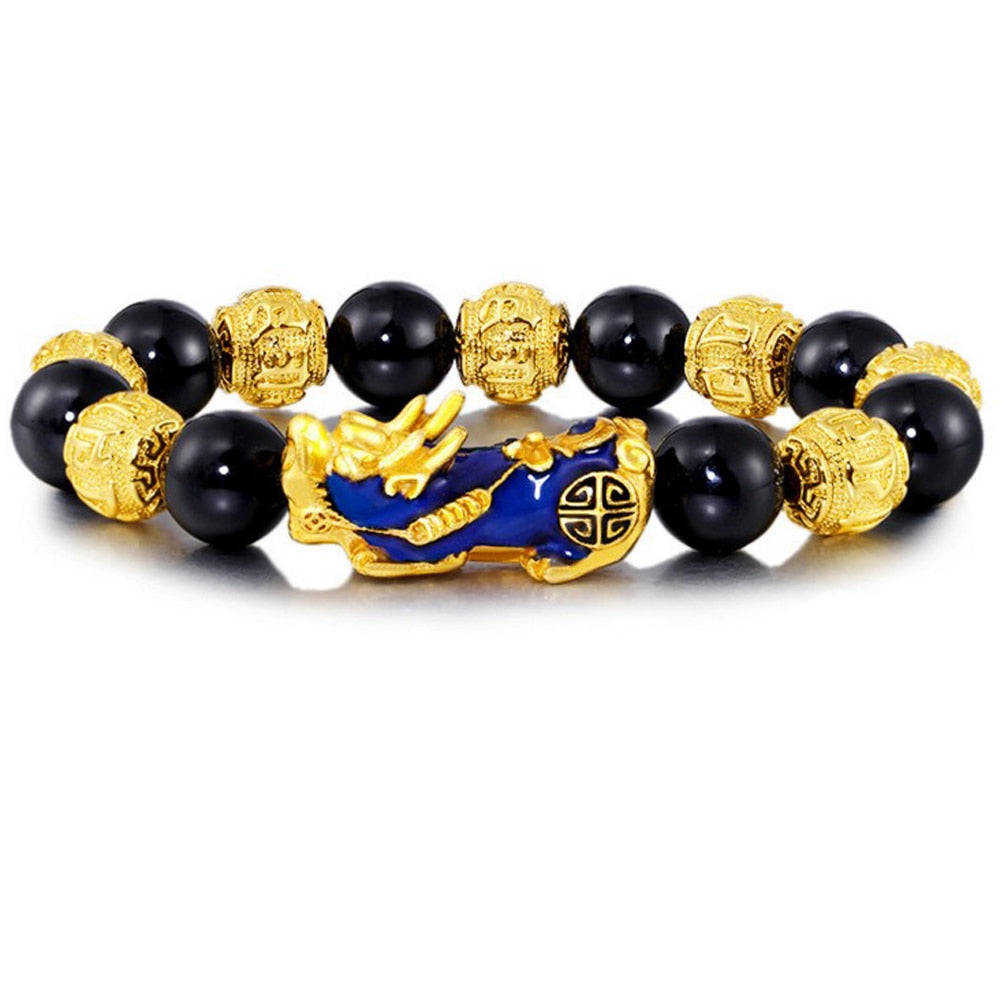 New Arrival change color pixiu bracelets Sand gold bracelet for Men