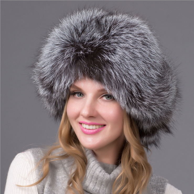 Fur hat fox fur Leifeng women's hat