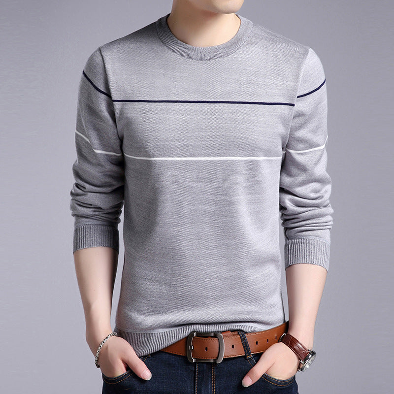 Men's Plush warm knit sweater