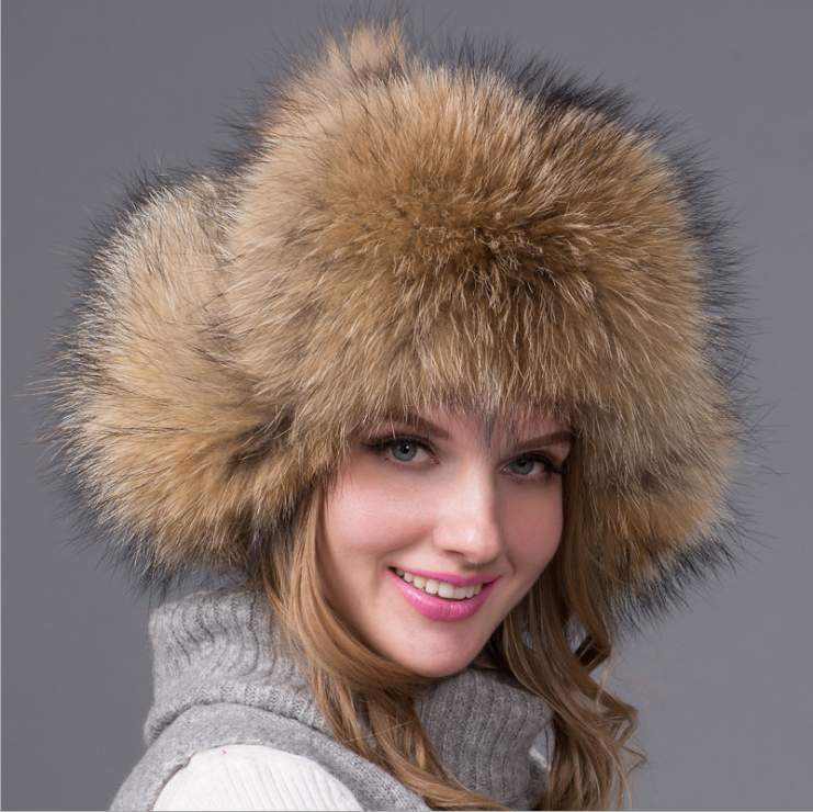 Fur hat fox fur Leifeng women's hat