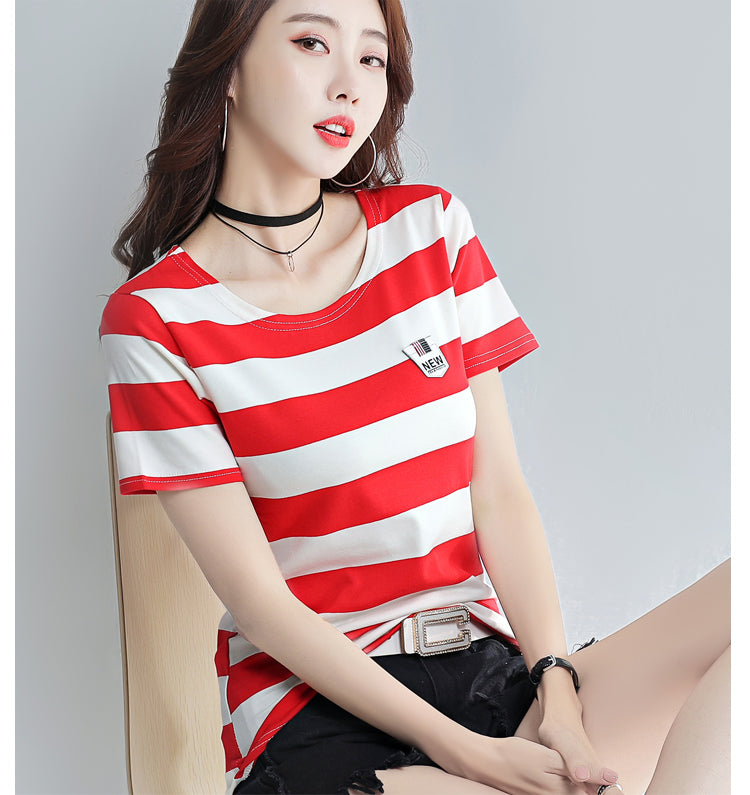 Fashion Cartoon Animal Print Short Sleeve