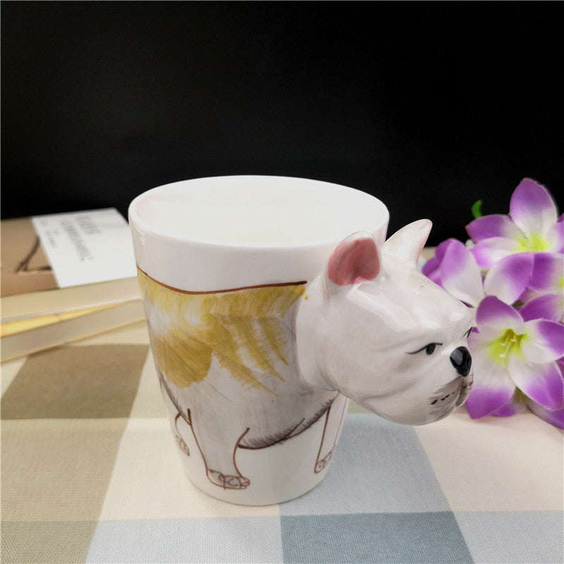 Creative Ceramic Water Cup Of Cartoon Dog