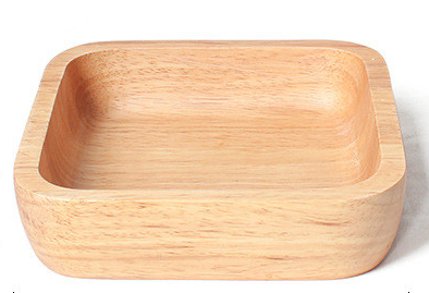 Japanese rubber wood square plate